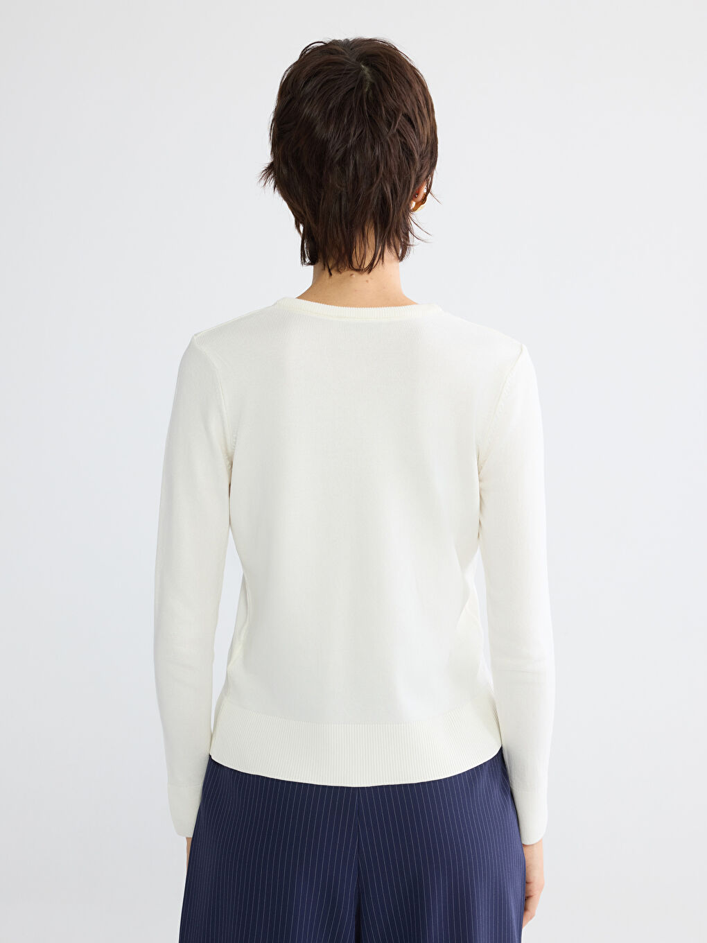 Woman ECRU Cardigan-3