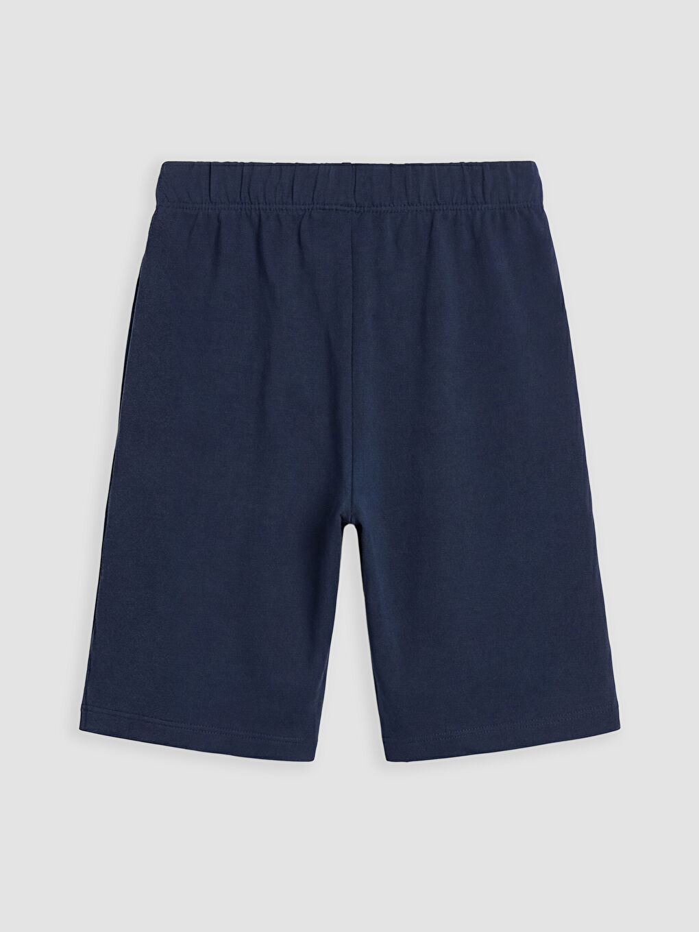 Lacivert Baskılı Erkek Çocuk 2'li Pijama Şort-2