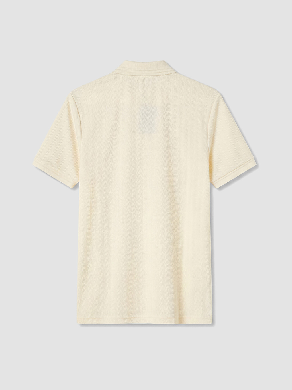 Ekru Polo Yaka Erkek Tişört-2
