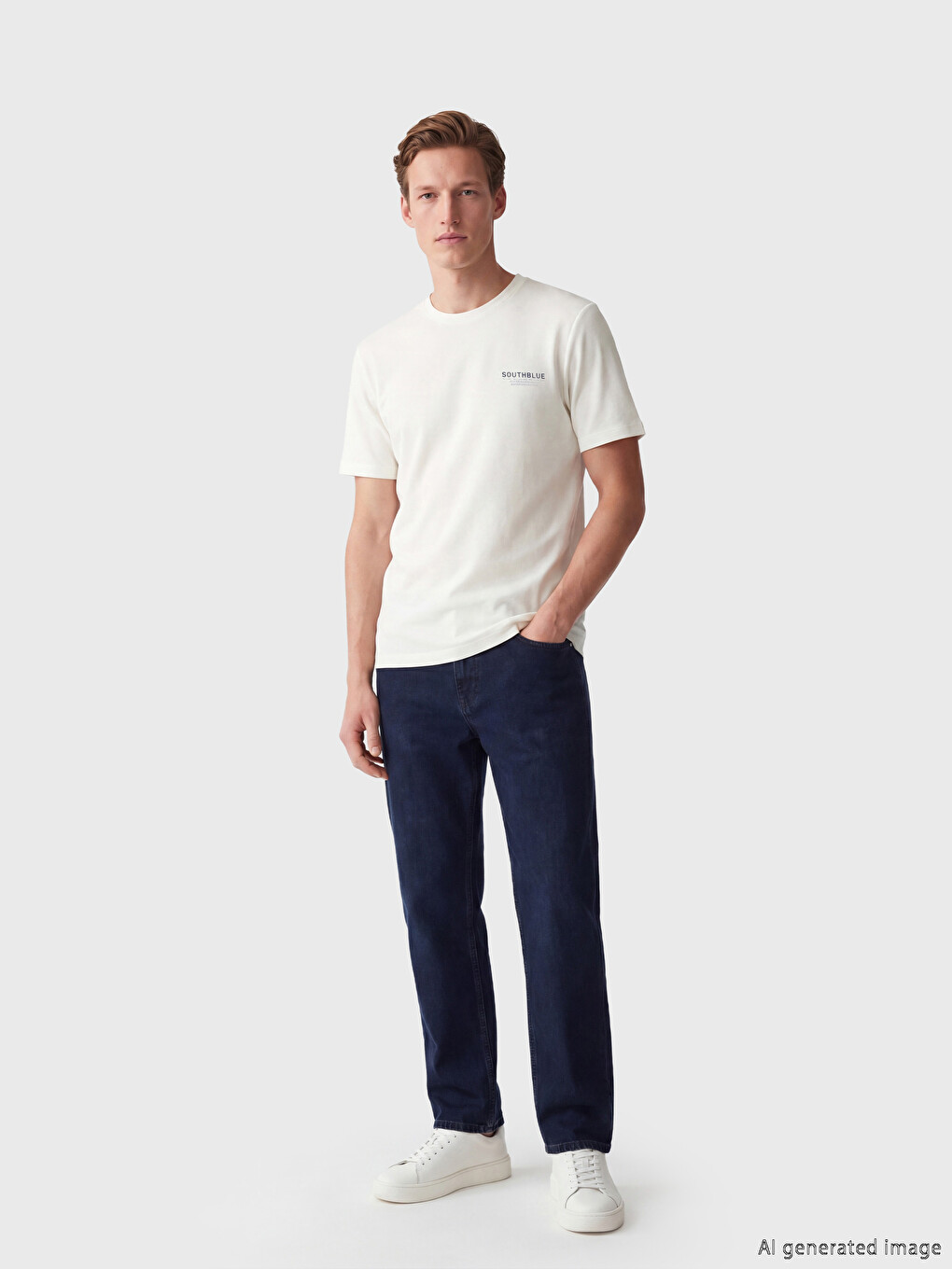 Crew Neck Printed Men's T-Shirt-1
