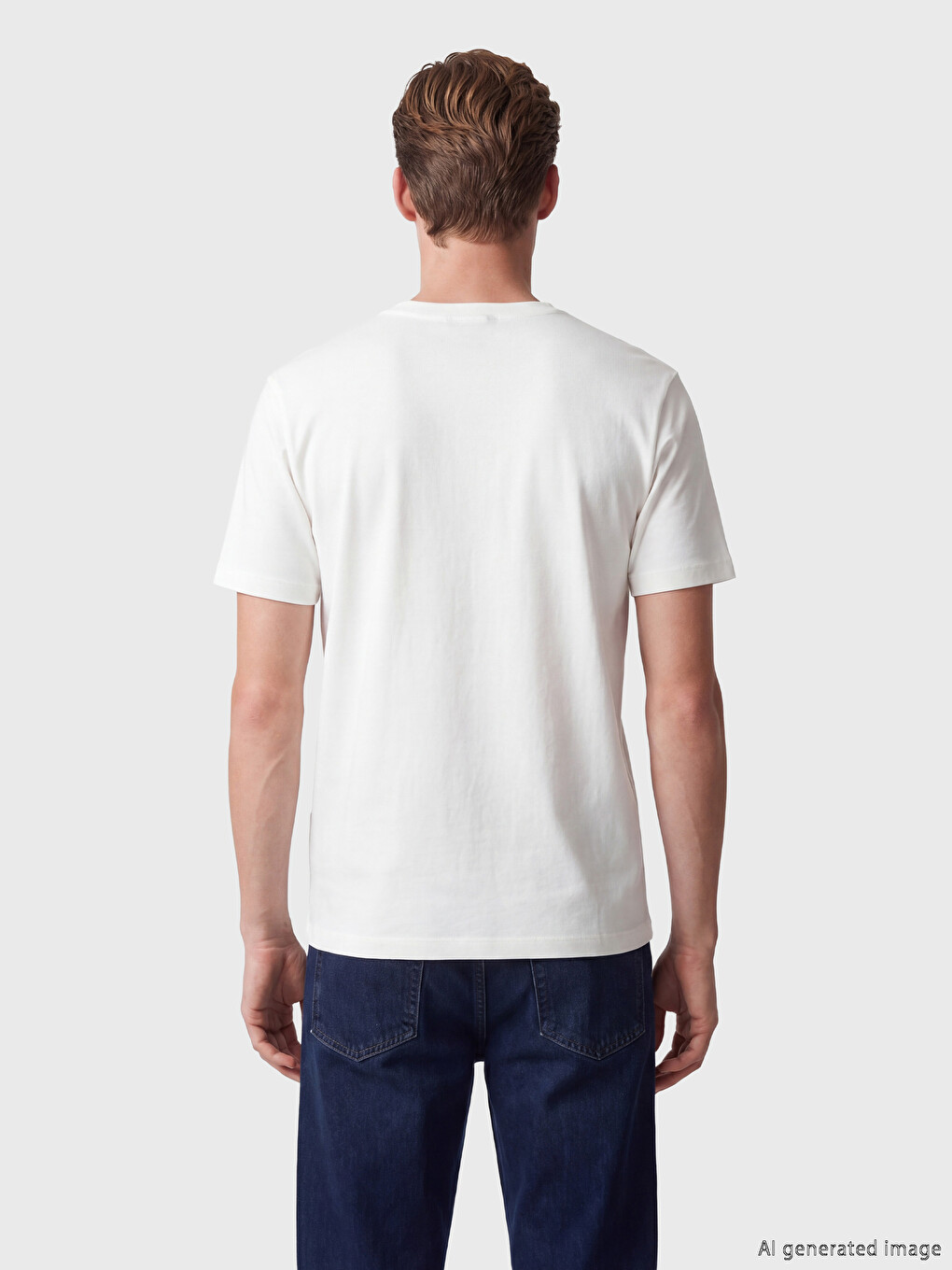 Crew Neck Printed Men's T-Shirt-3