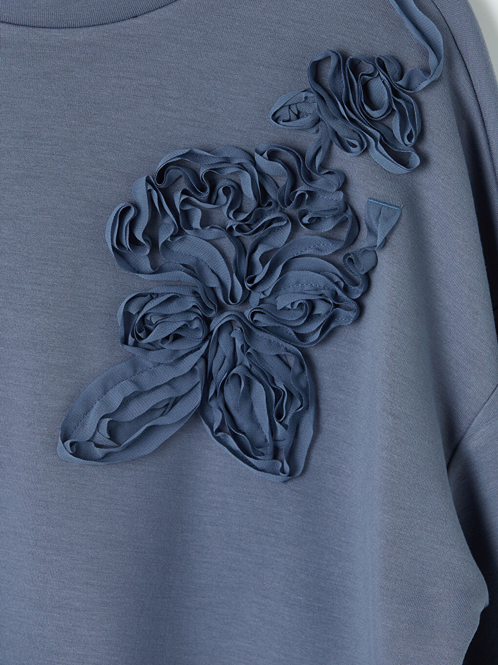 İndigo Soft Touch Oversize Kadın Sweatshirt Tunik-2