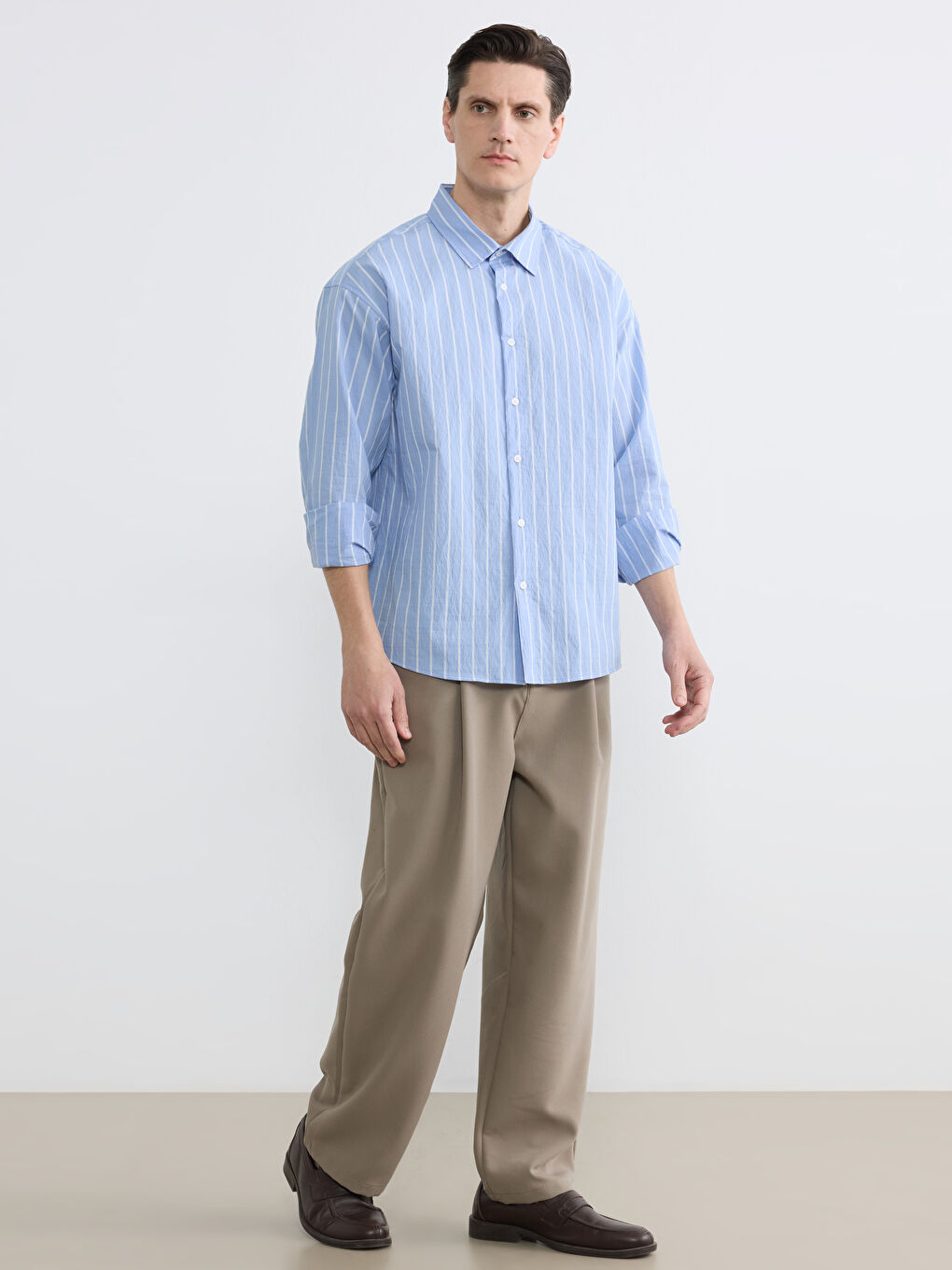 Chemise BLEU Homme-1