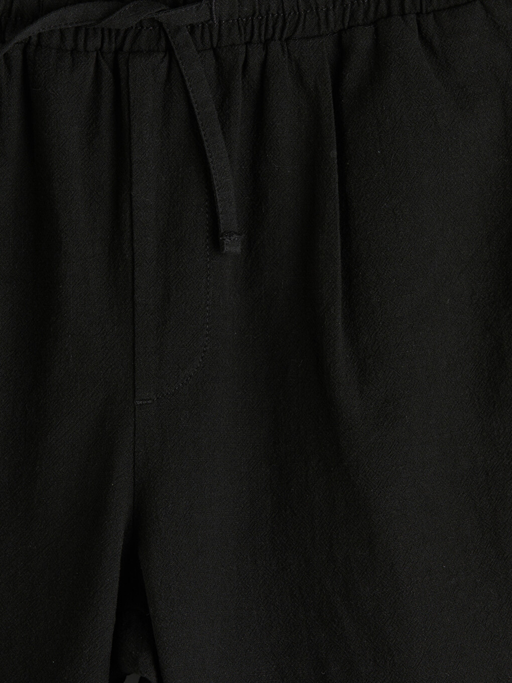 Standard Fit Linen Look Men's Shorts-6