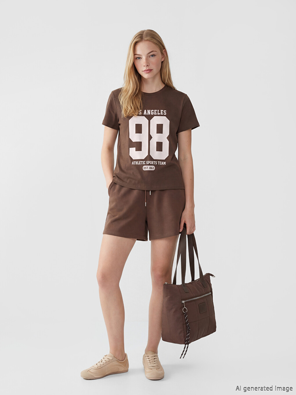Elastic Waist Women's Shorts