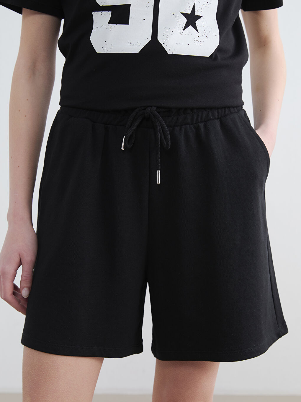 Woman BLACK Shorts-2