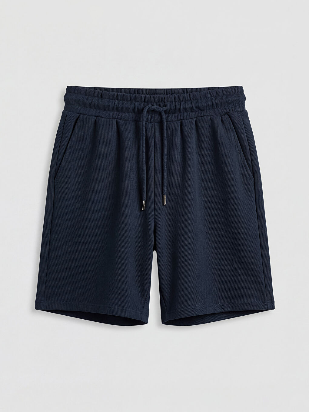 Женщины Синий Шорты-4