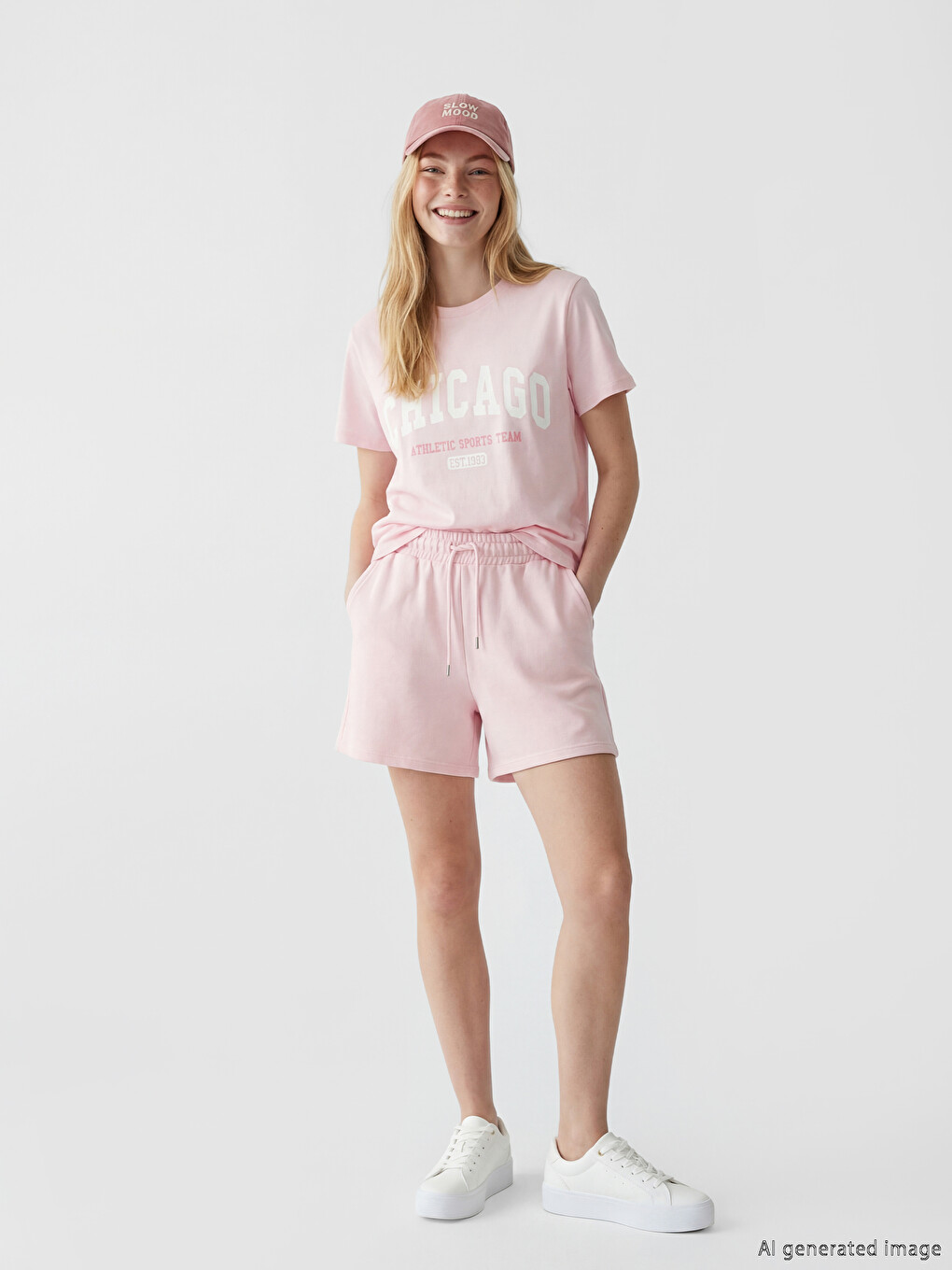 Elastic Waist Women's Shorts
