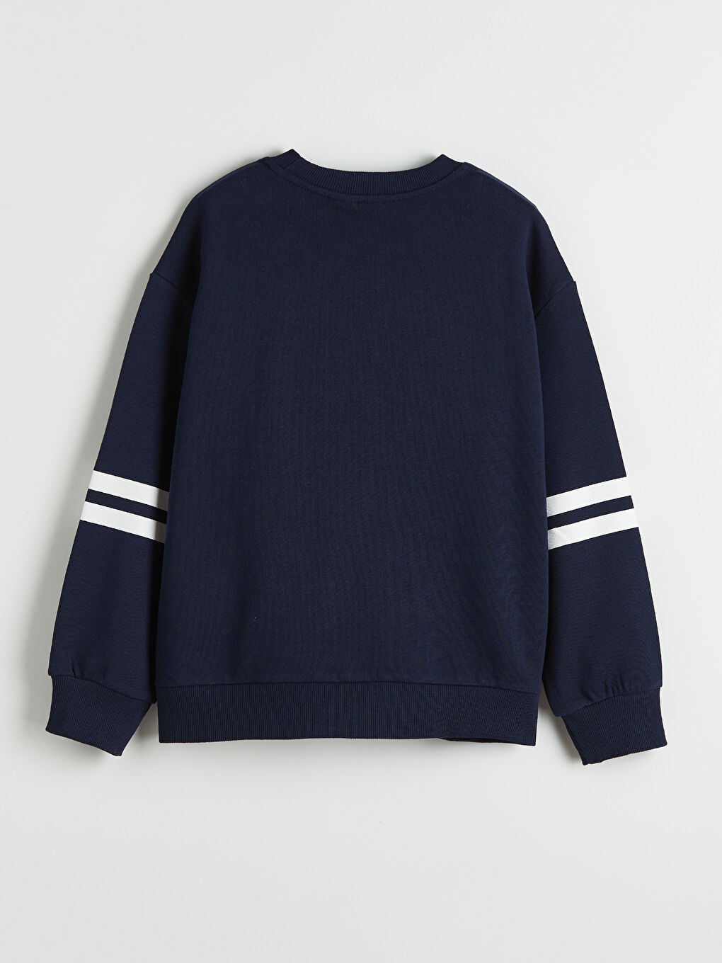 Lacivert Stitch Baskılı Kız Çocuk Sweatshirt-1