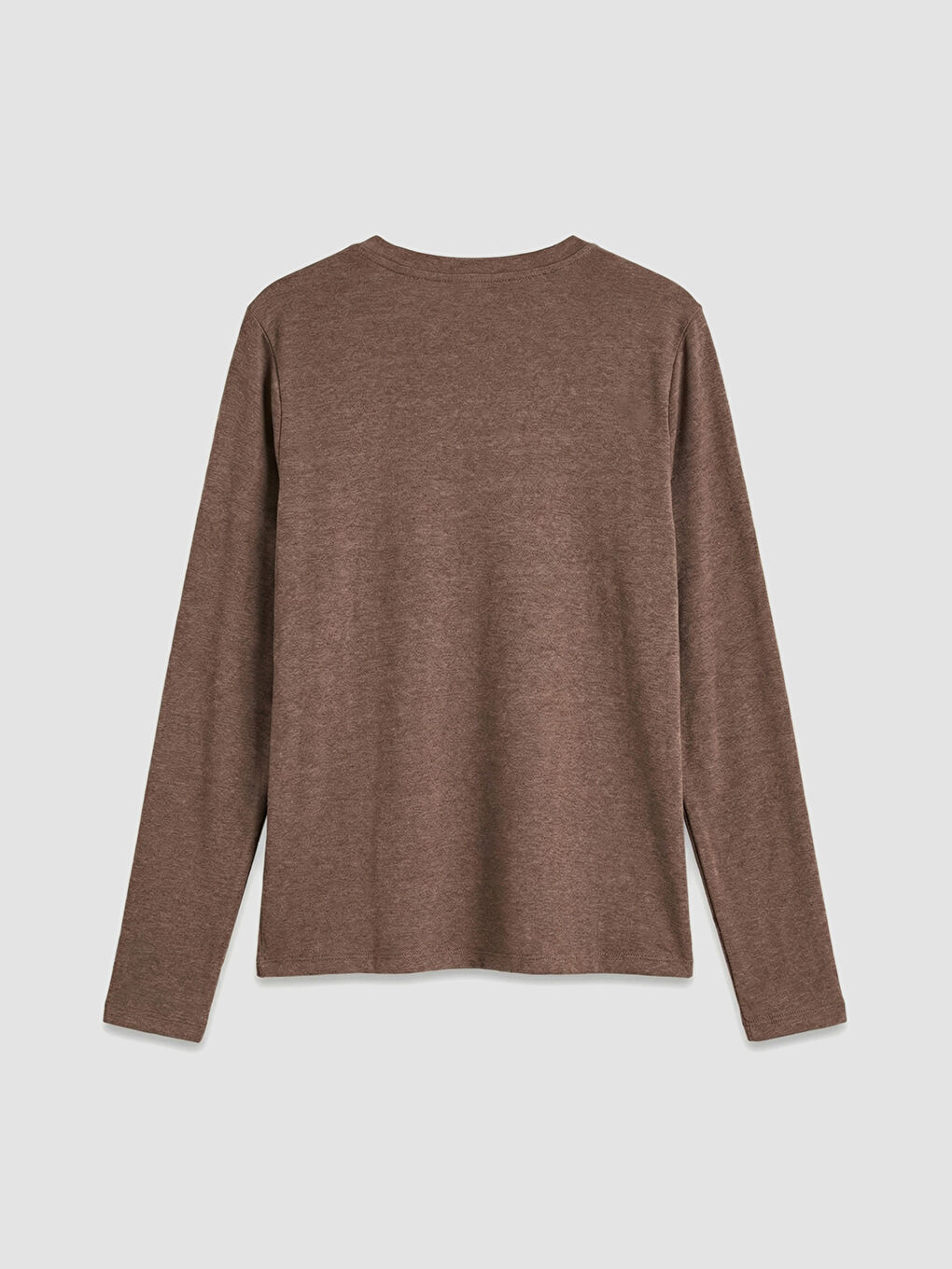 Bej Bisiklet Yaka Kadın Body	-5