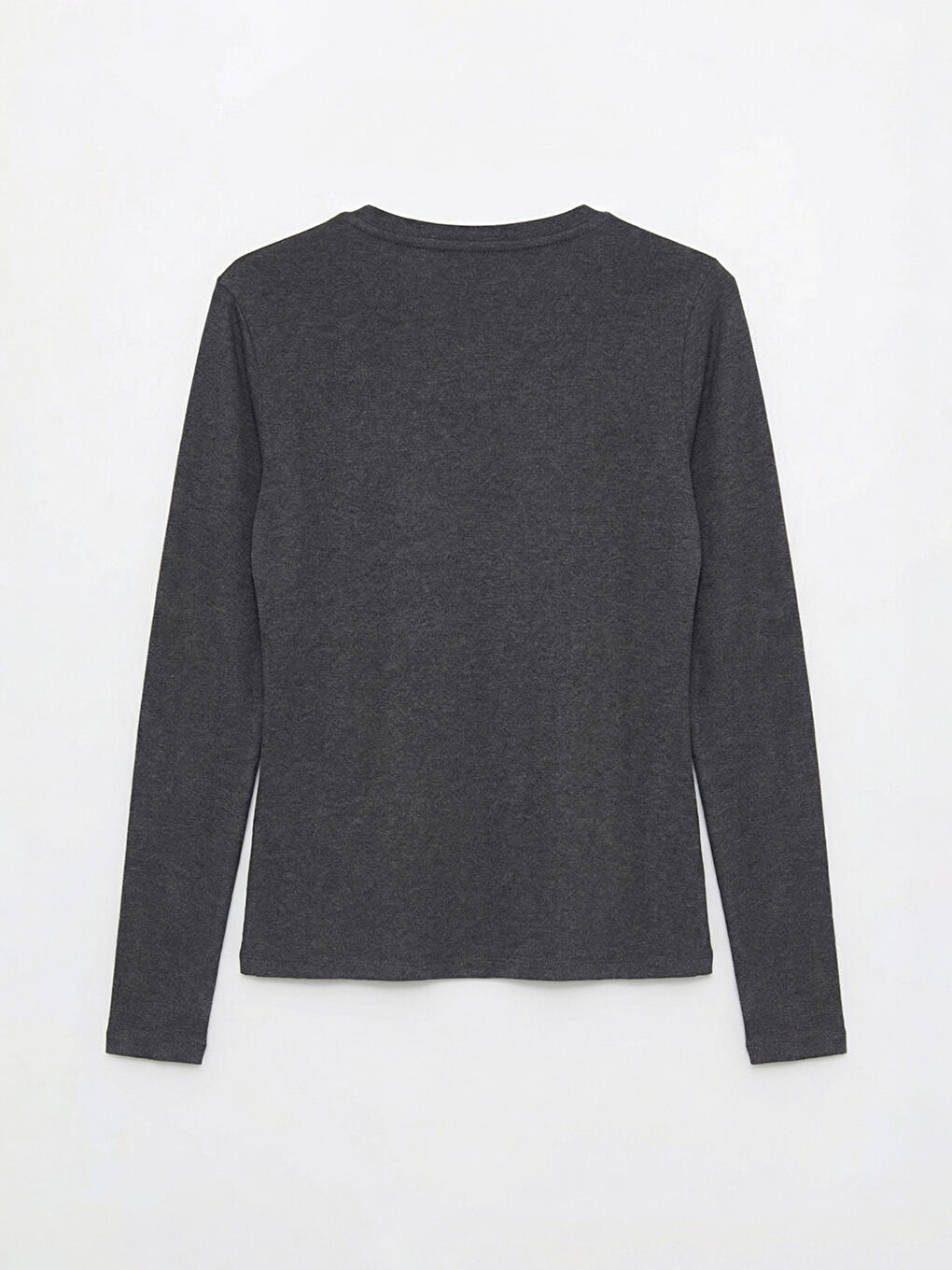 Antrasit Bisiklet Yaka Kadın Body	-1