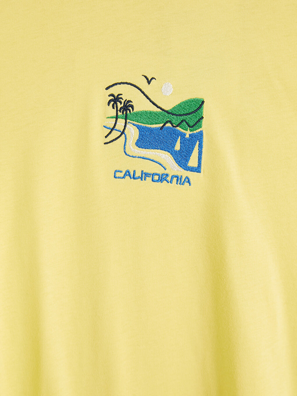 Crew Neck California Printed Men's T-Shirt-6
