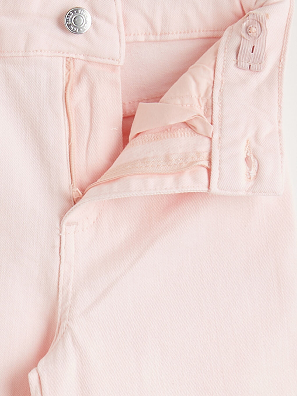 Pembe Wideleg Kız Çocuk Gabardin Pantolon-2