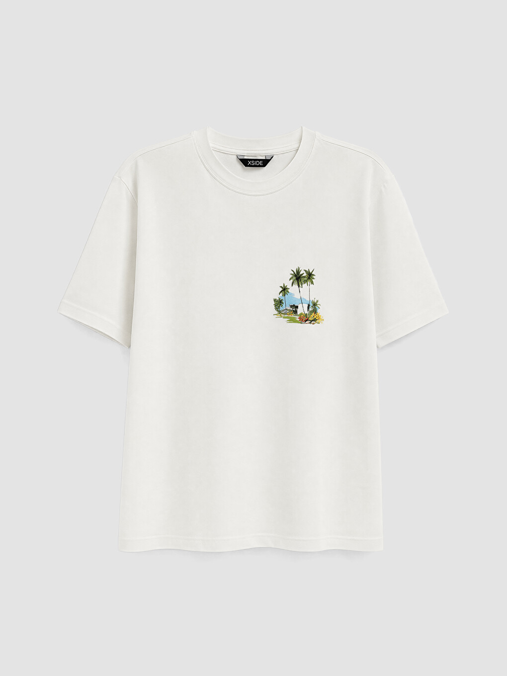 Crew Neck Printed Men's T-shirt