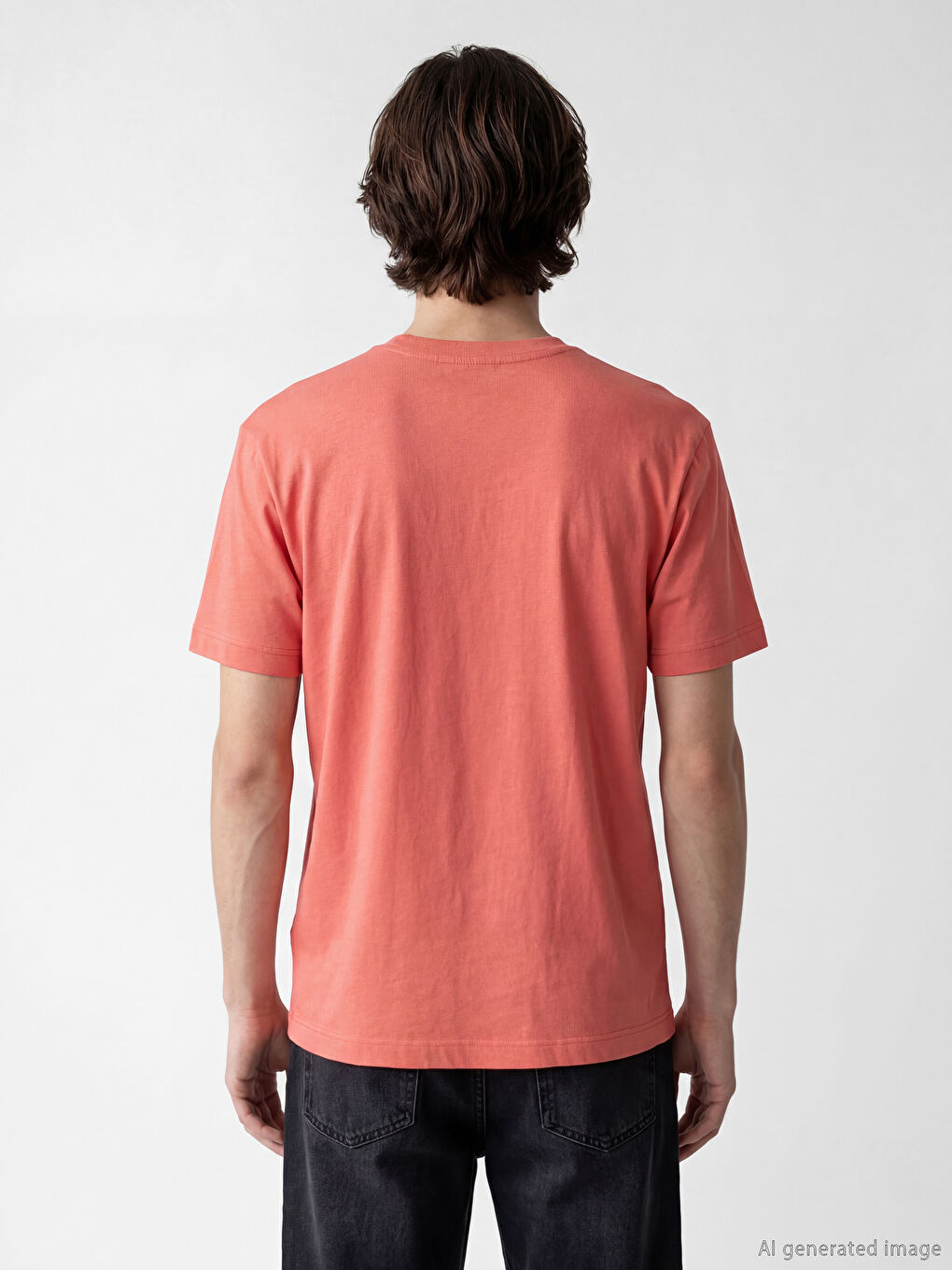 تي شيرت رجالي مطبوع بياقة دائرية ميكانوس-3