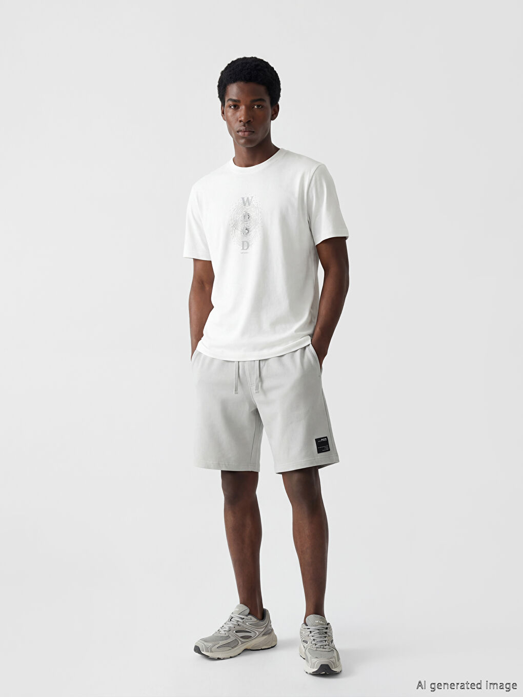 Crew Neck Printed Men's T-Shirt-1