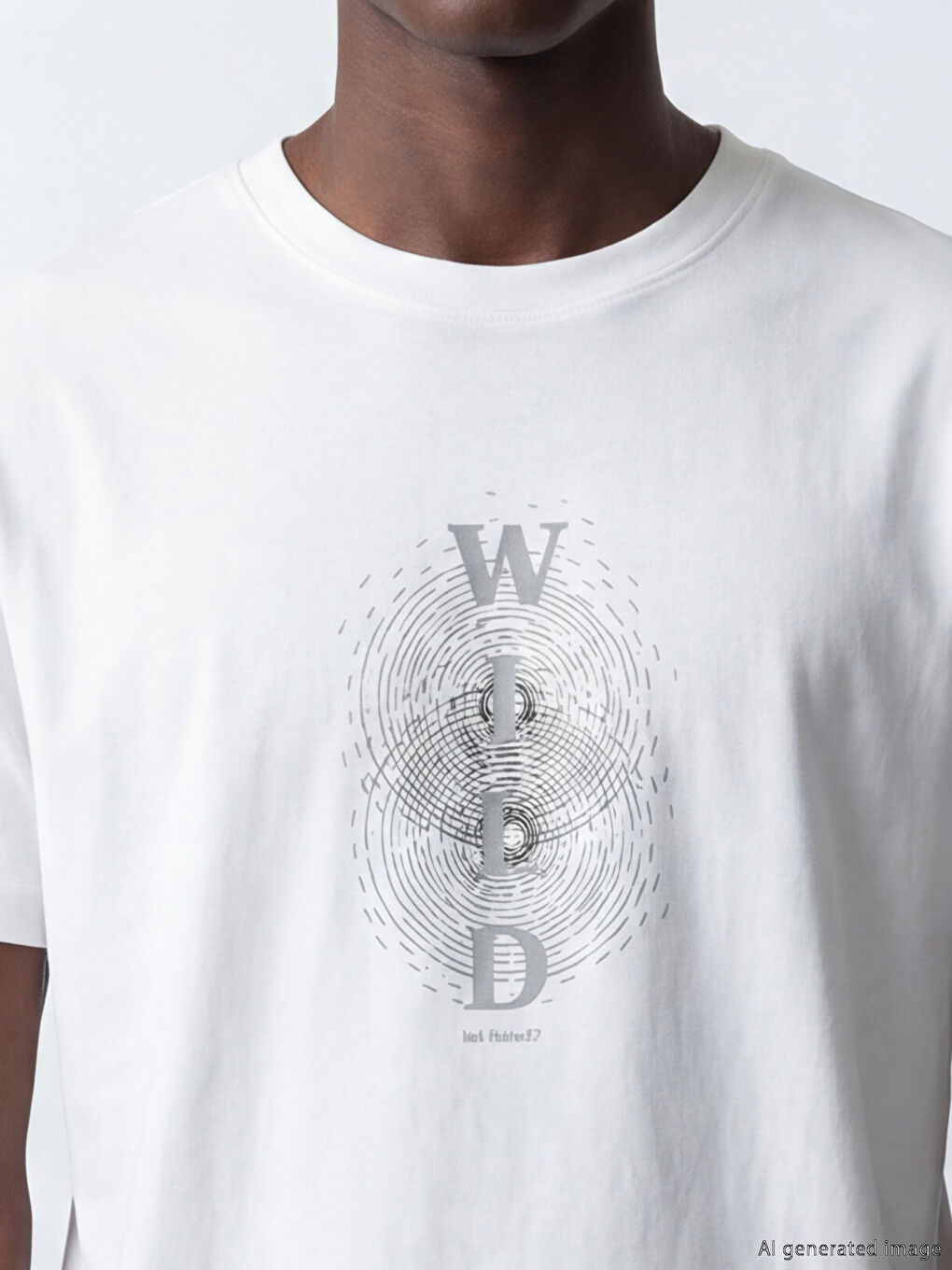 Crew Neck Printed Men's T-Shirt-2