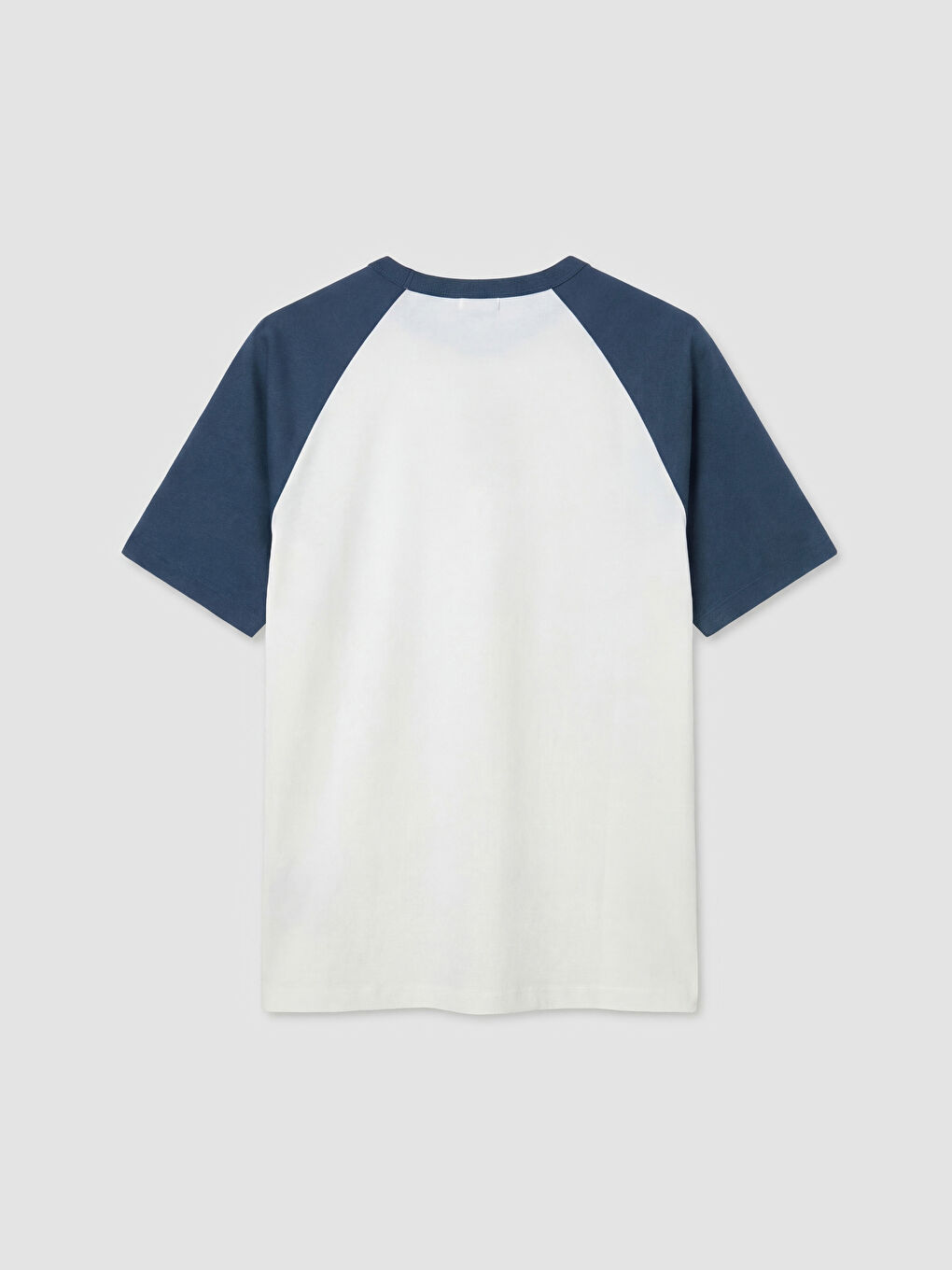 Ekru Bisiklet Yaka Donald Duck Nakışlı Erkek Tişört-1