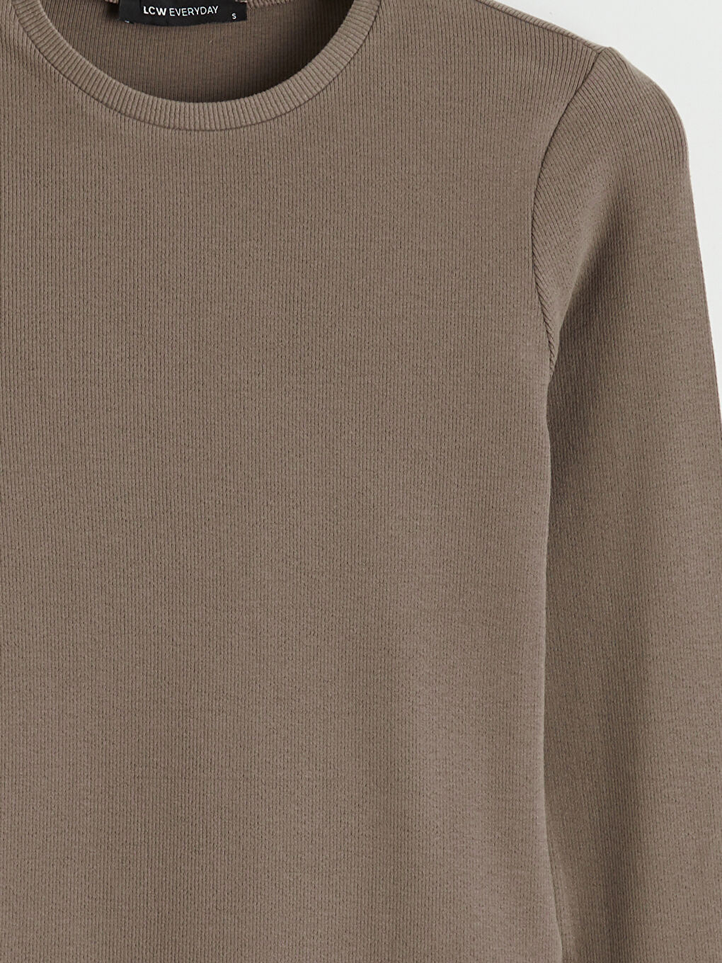 Kahverengi Bisiklet Yaka Kadın Body-5