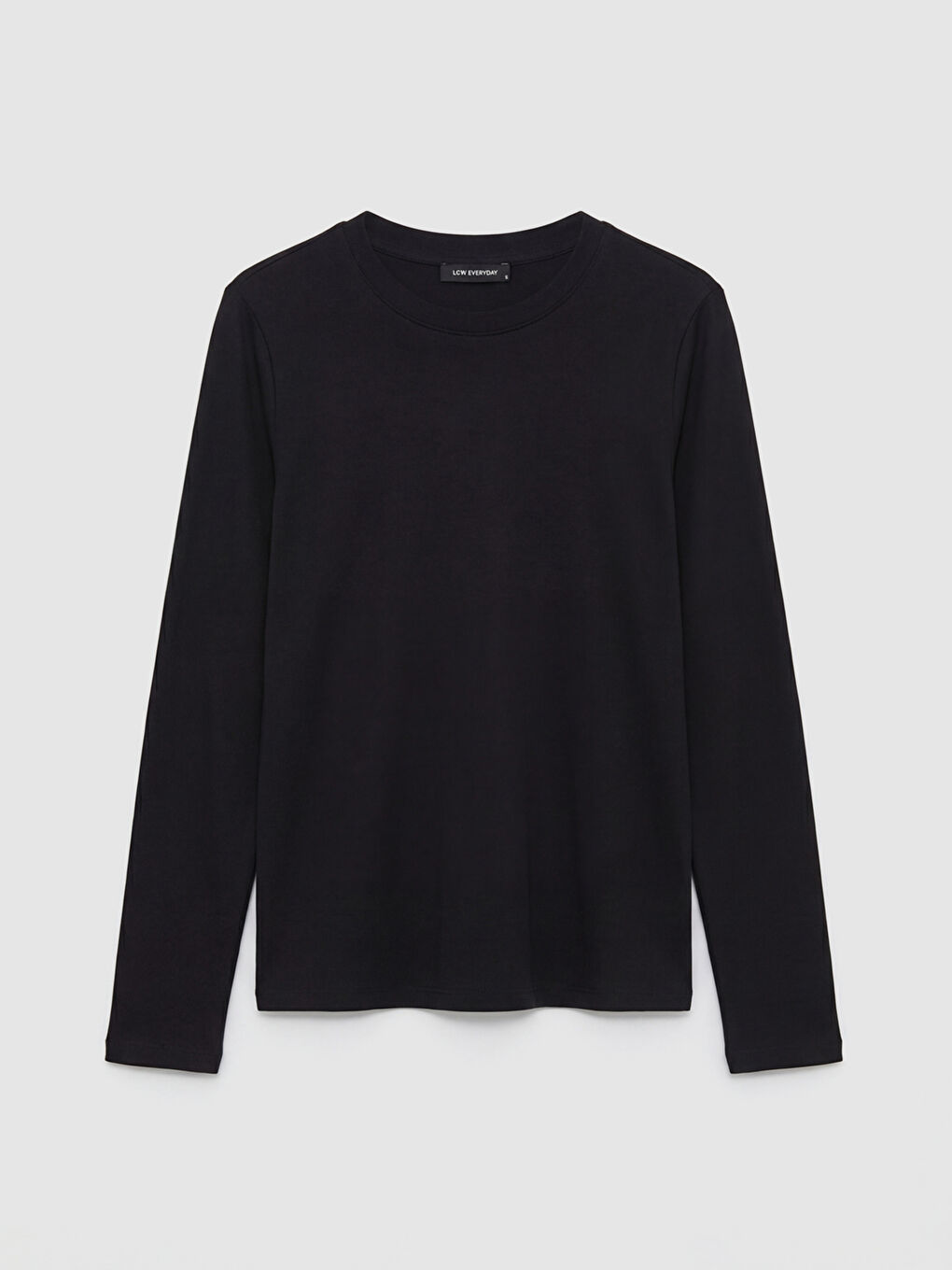 Siyah Bisiklet Yaka Kadın Body-4