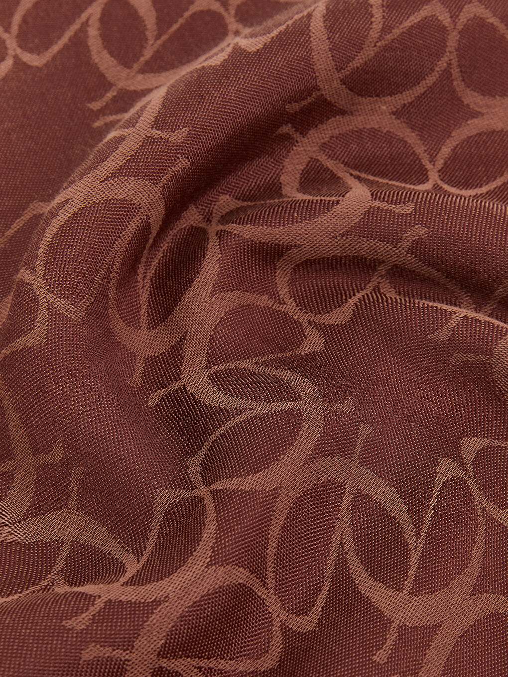 Kahverengi Desenli Kadın Şal-2