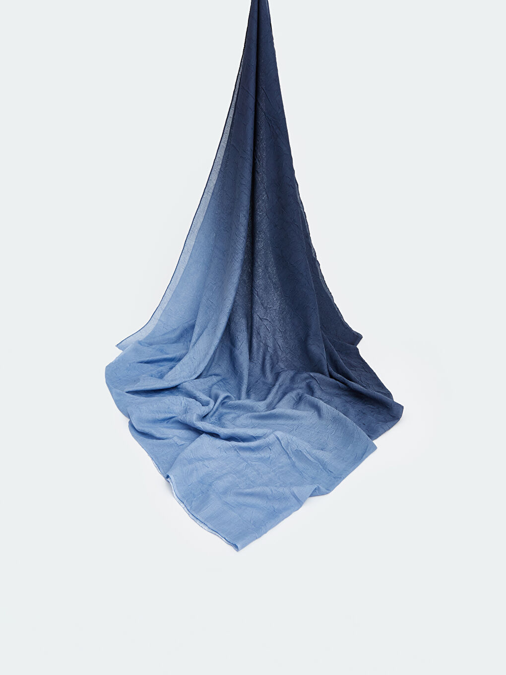 Lacivert Dokulu Kadın Şal