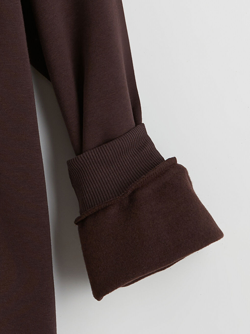 ქალი ყავისფერი თბილი ზედა-5