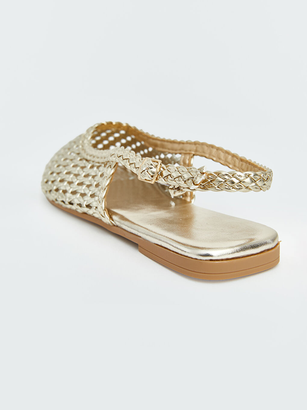 Sarı Sivri Burun Kadın Babet-4