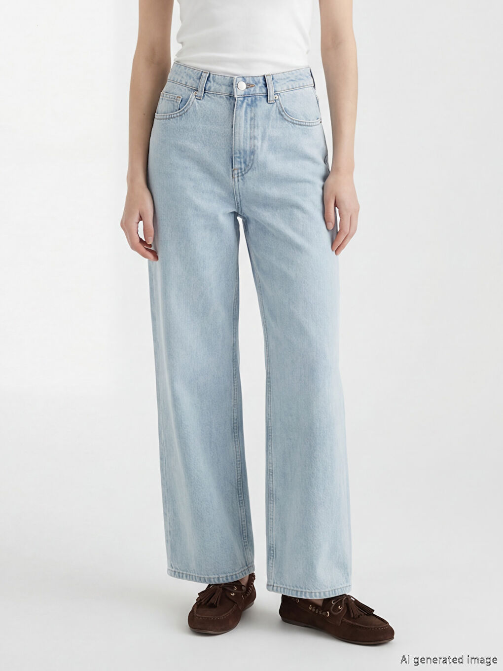 Straight Fit Women's Jeans-1