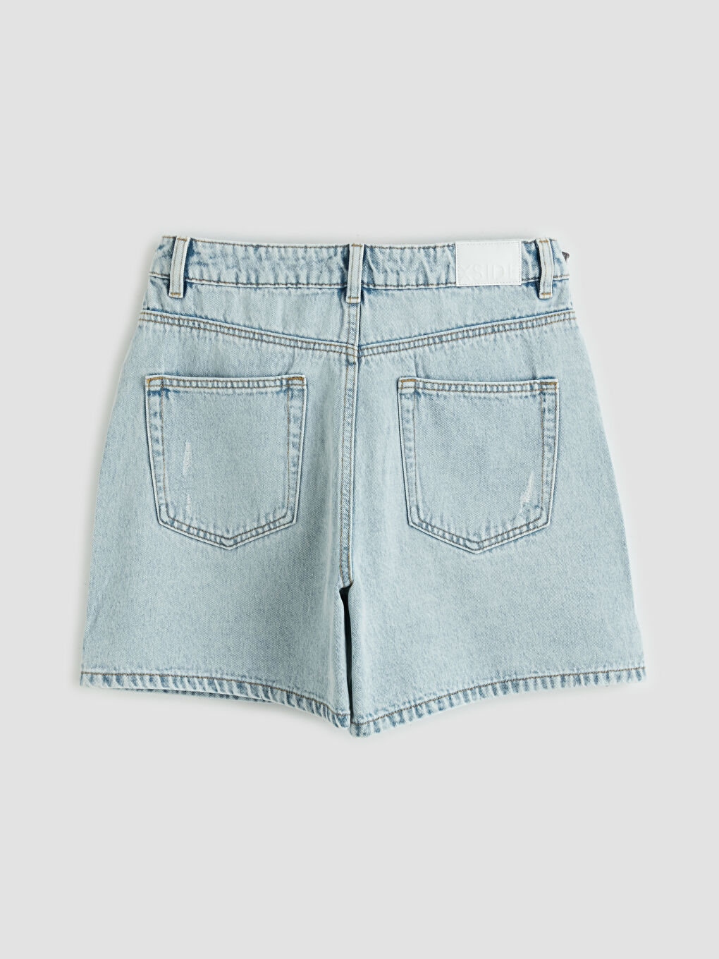 Regular Fit Kadın Jean Şort-7