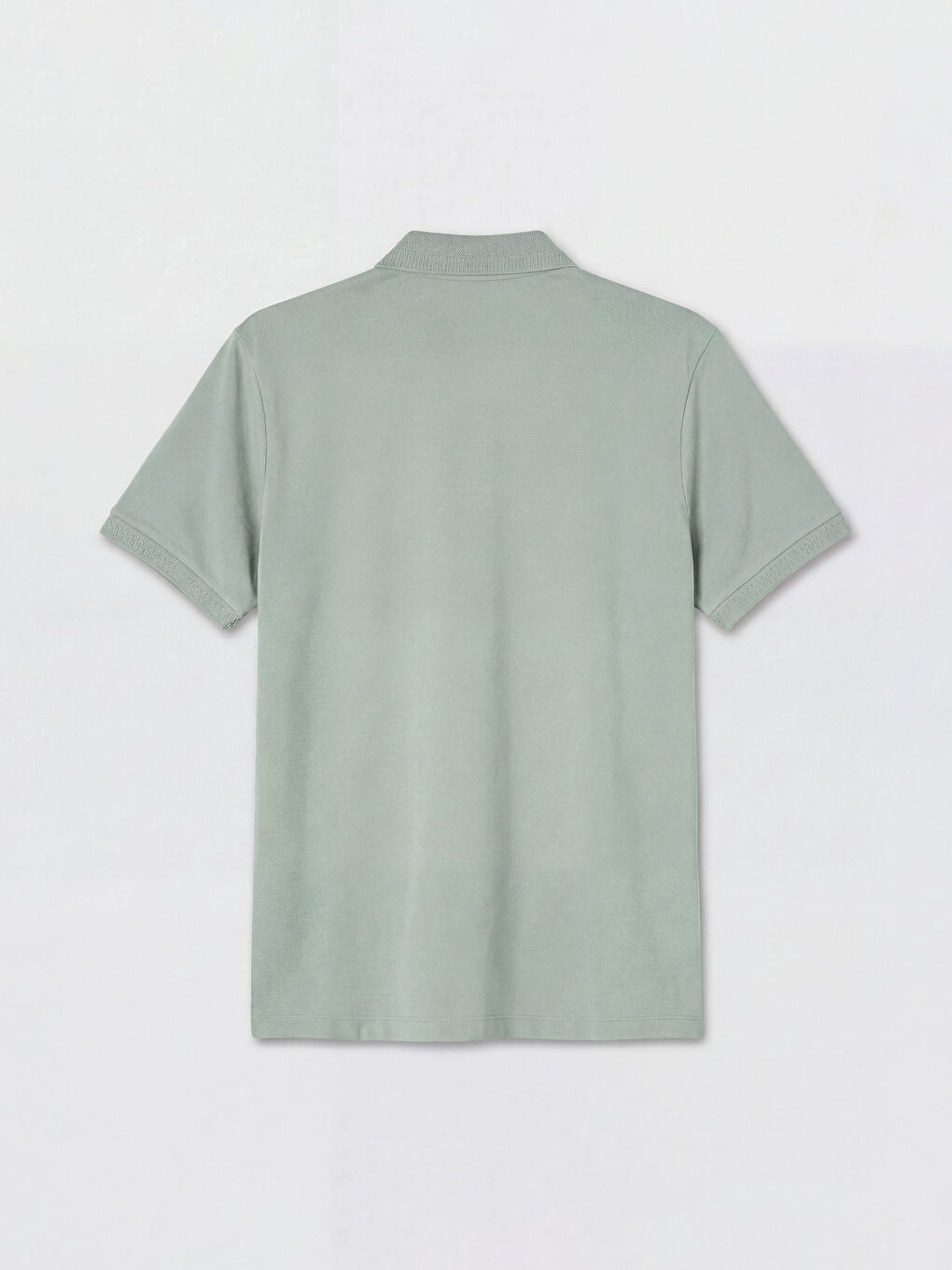 Yeşil Polo Yaka Pike Erkek Tişört-1