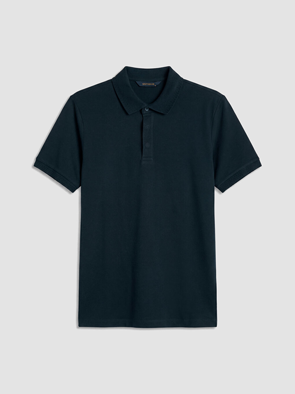 Lacivert Polo Yaka Pike Erkek Tişört