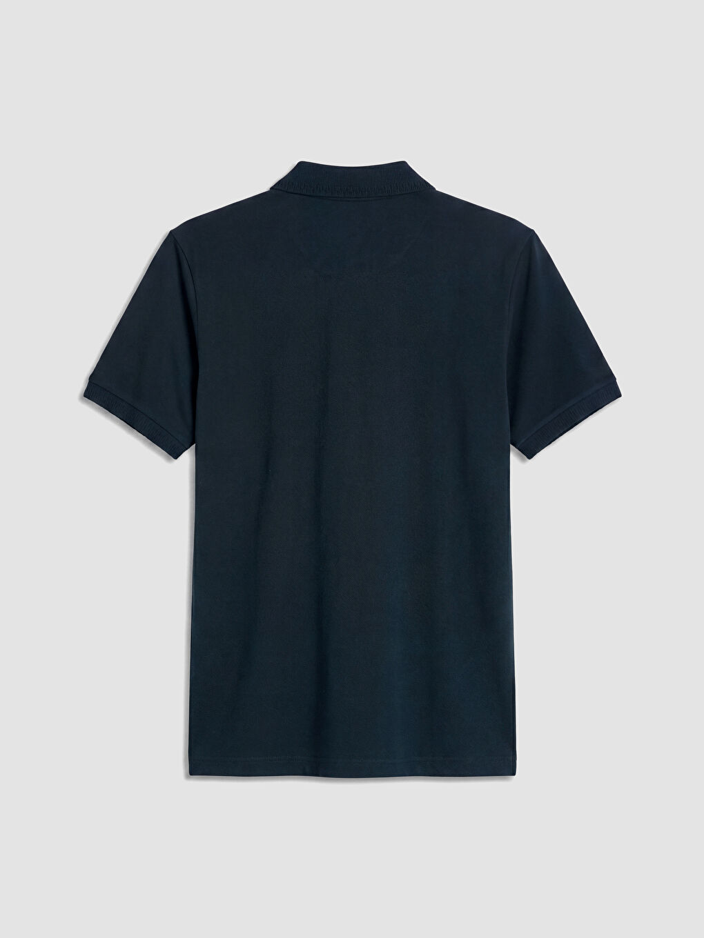Lacivert Polo Yaka Pike Erkek Tişört-2