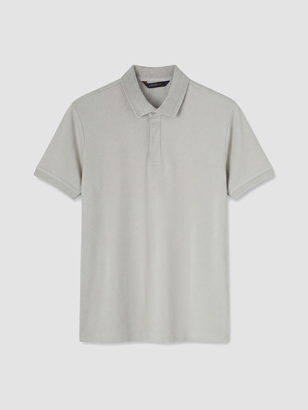 Gri Polo Yaka Pike Erkek Tişört