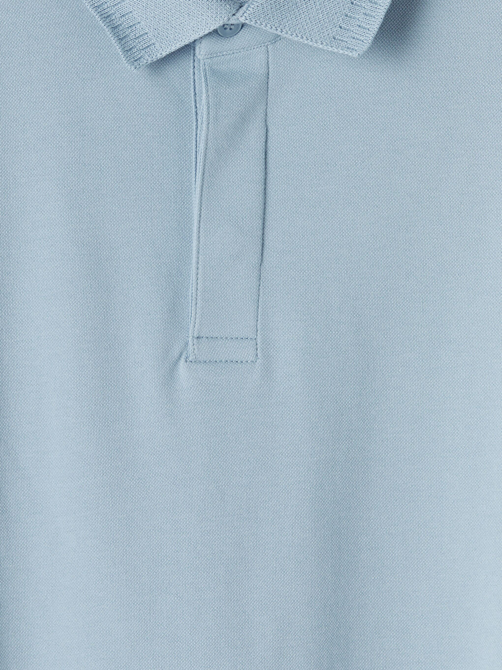 Mavi Polo Yaka Standart Fit Erkek Tişört-2