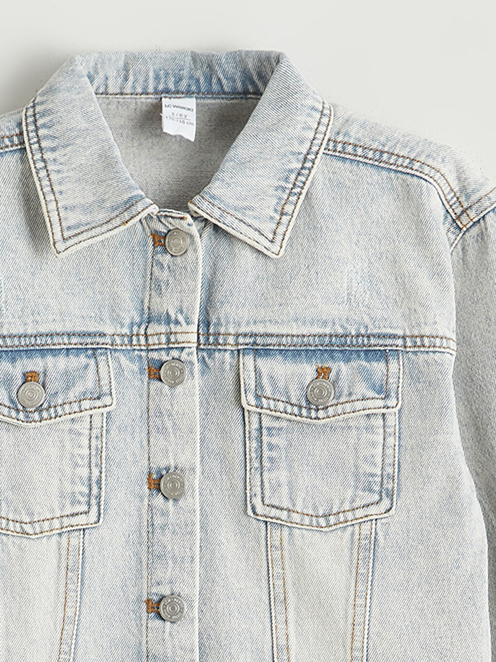 جاكيت جينز أزرق فتاة-2