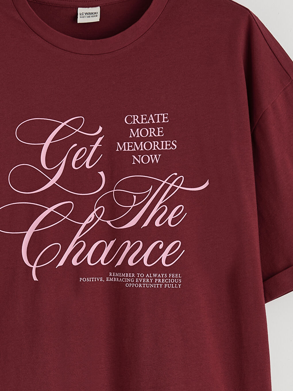 Girl BORDEAUX T-Shirt-2