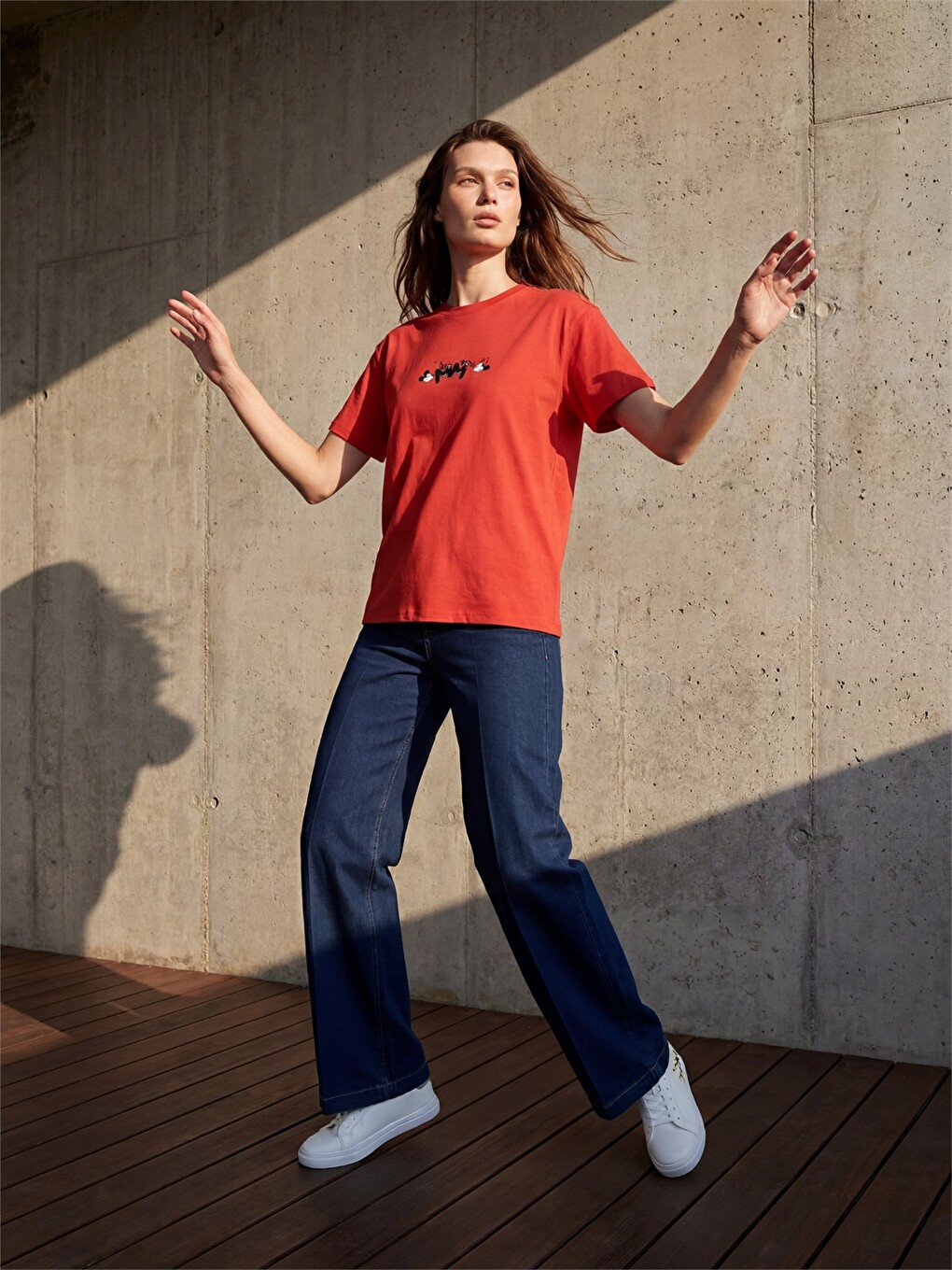 Printed 100% Cotton Women's T-Shirt