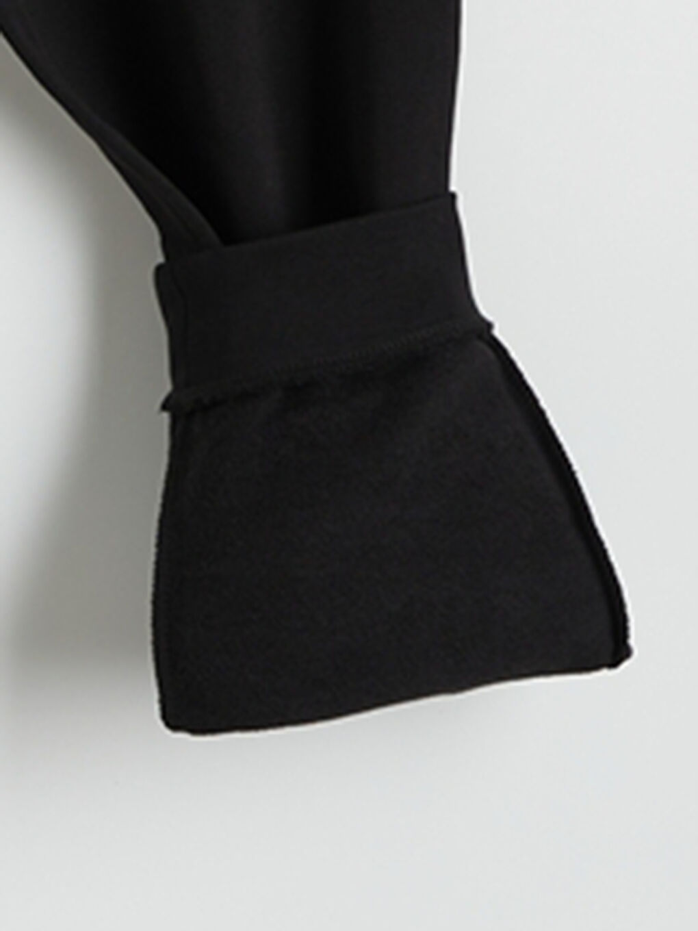 Siyah Standart Kalıp Erkek Jogger Eşofman Altı-2