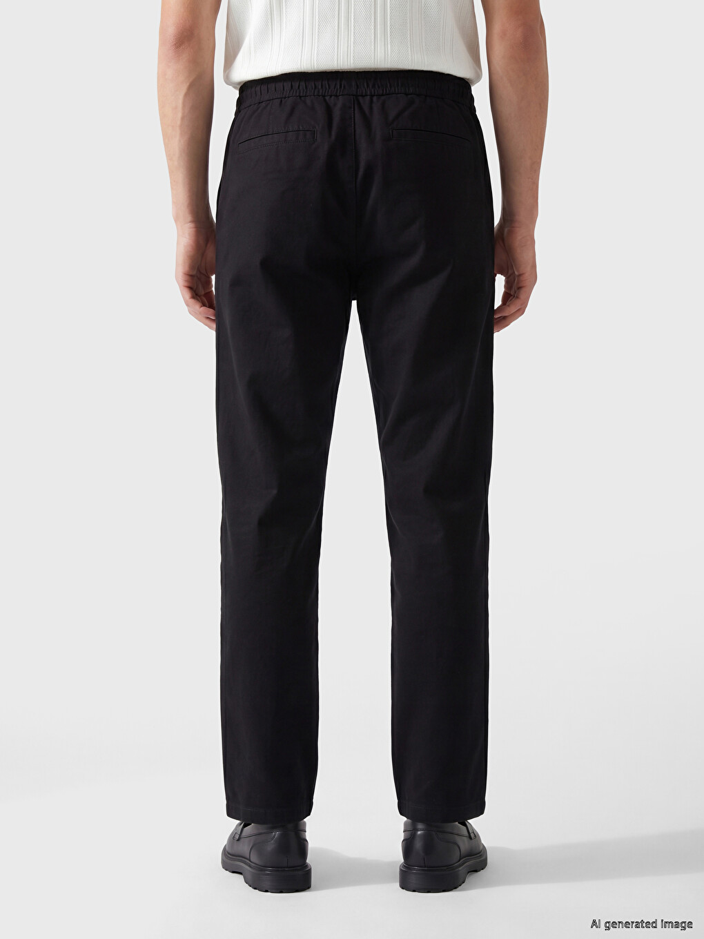 Pantaloni Negru Bărbat-2