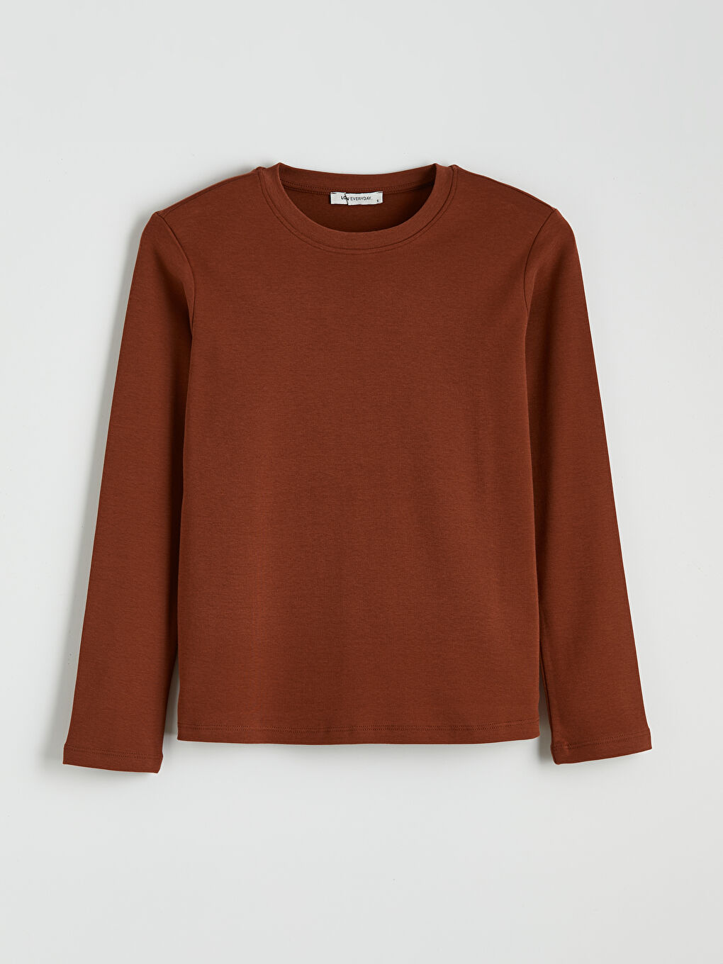 Kahverengi Bisiklet Yaka Kadın Body