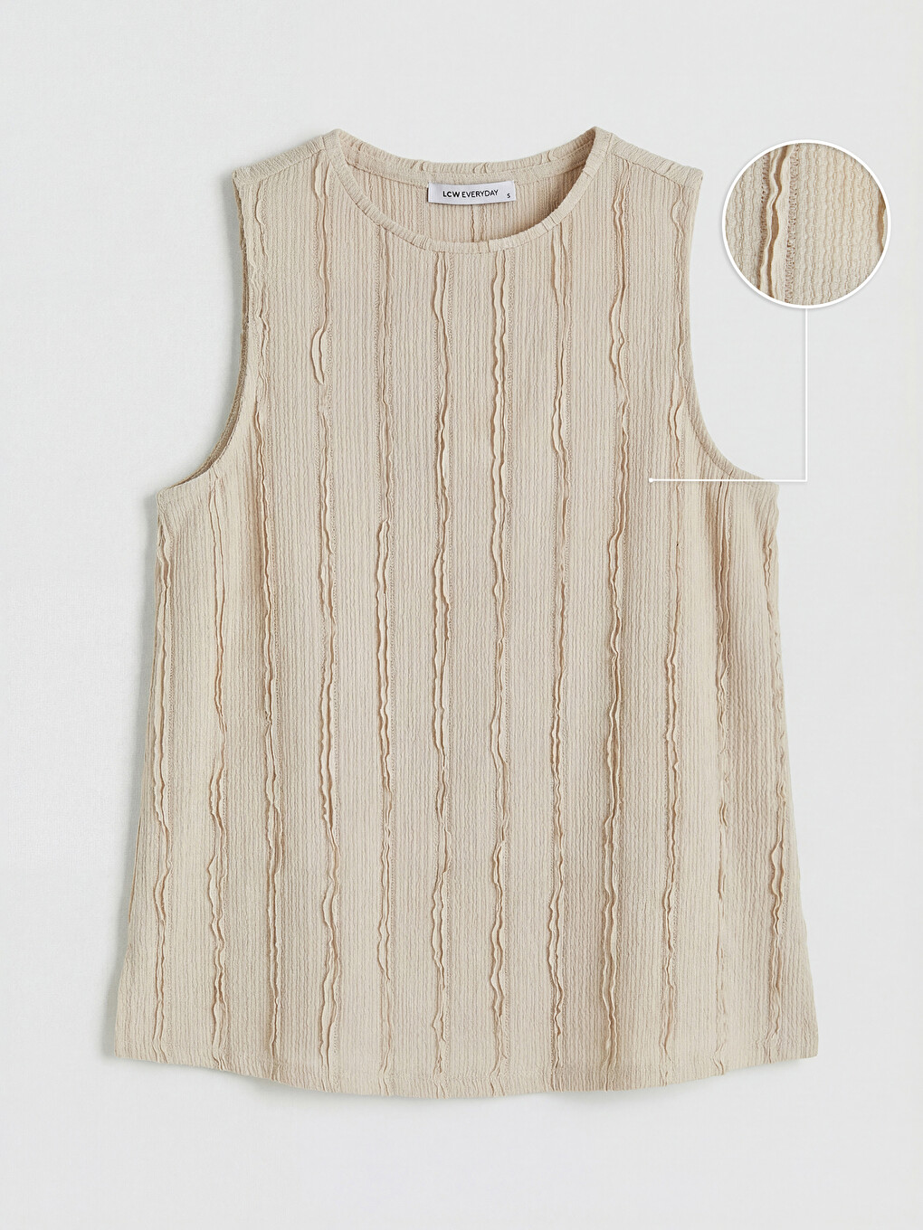 Gestreiftes Damen Rundhals-Tanktop-4