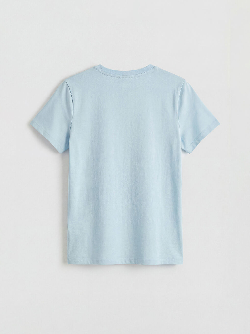 Жена Синьо Тениска-3