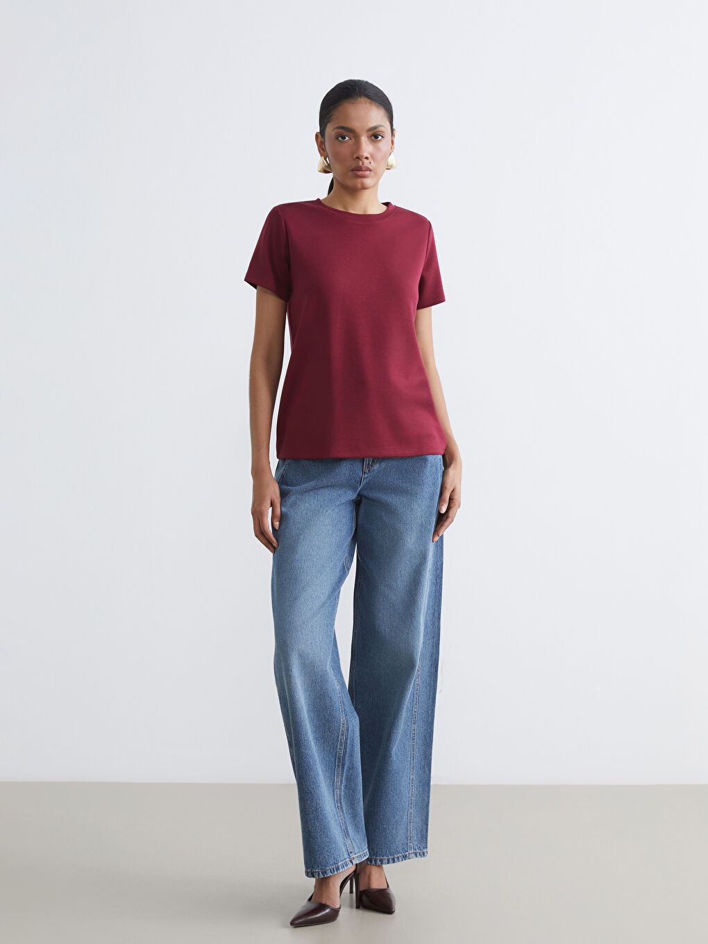 Crew Neck Soft Touch Women's T-Shirt-1