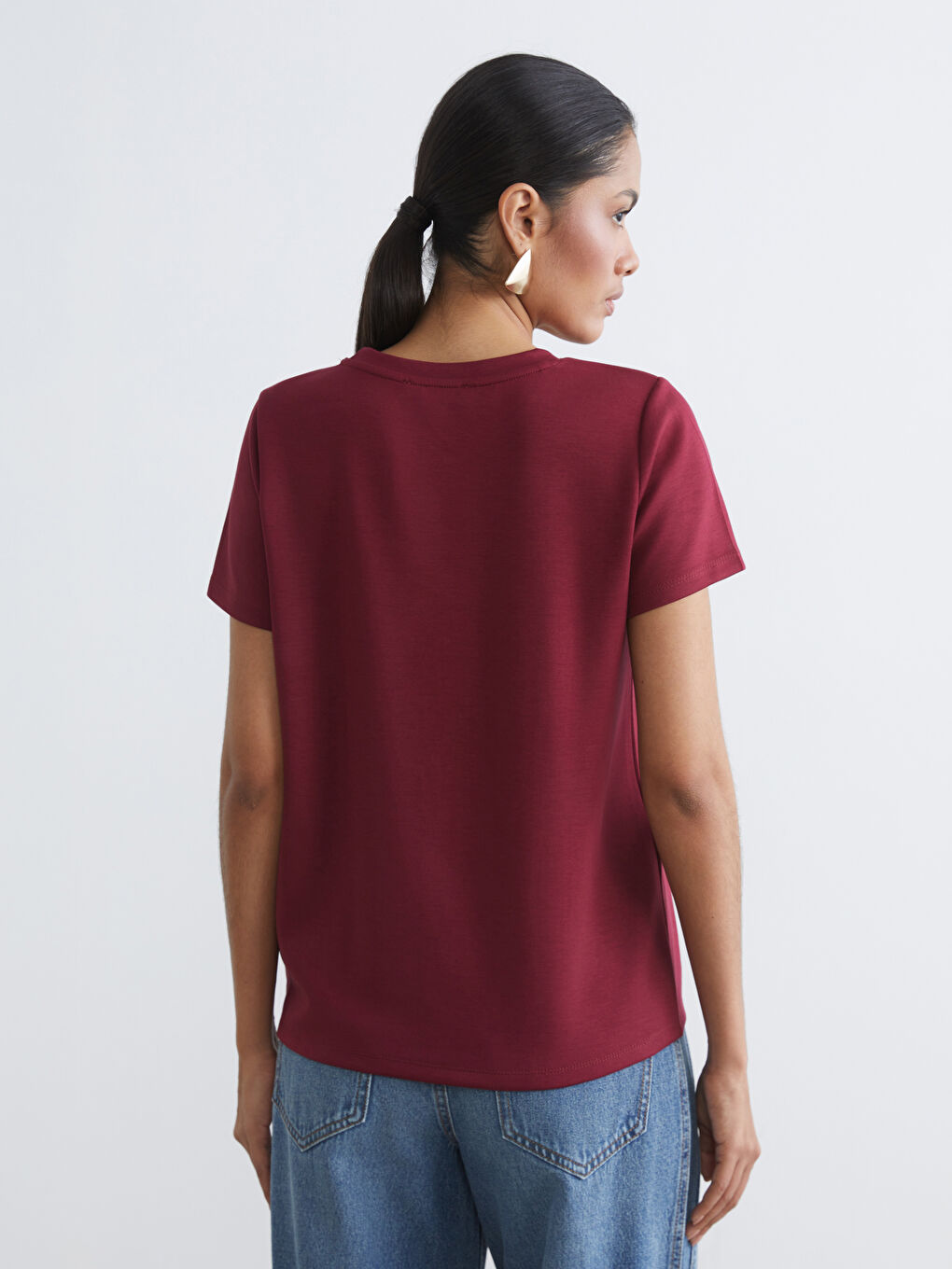 Crew Neck Soft Touch Women's T-Shirt-3