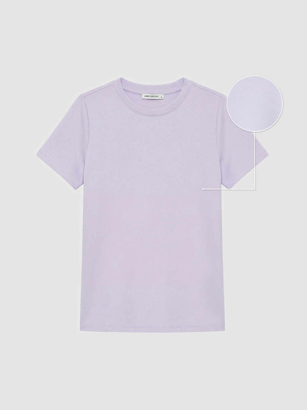 Žena LILA Majica kratkih rukava-4