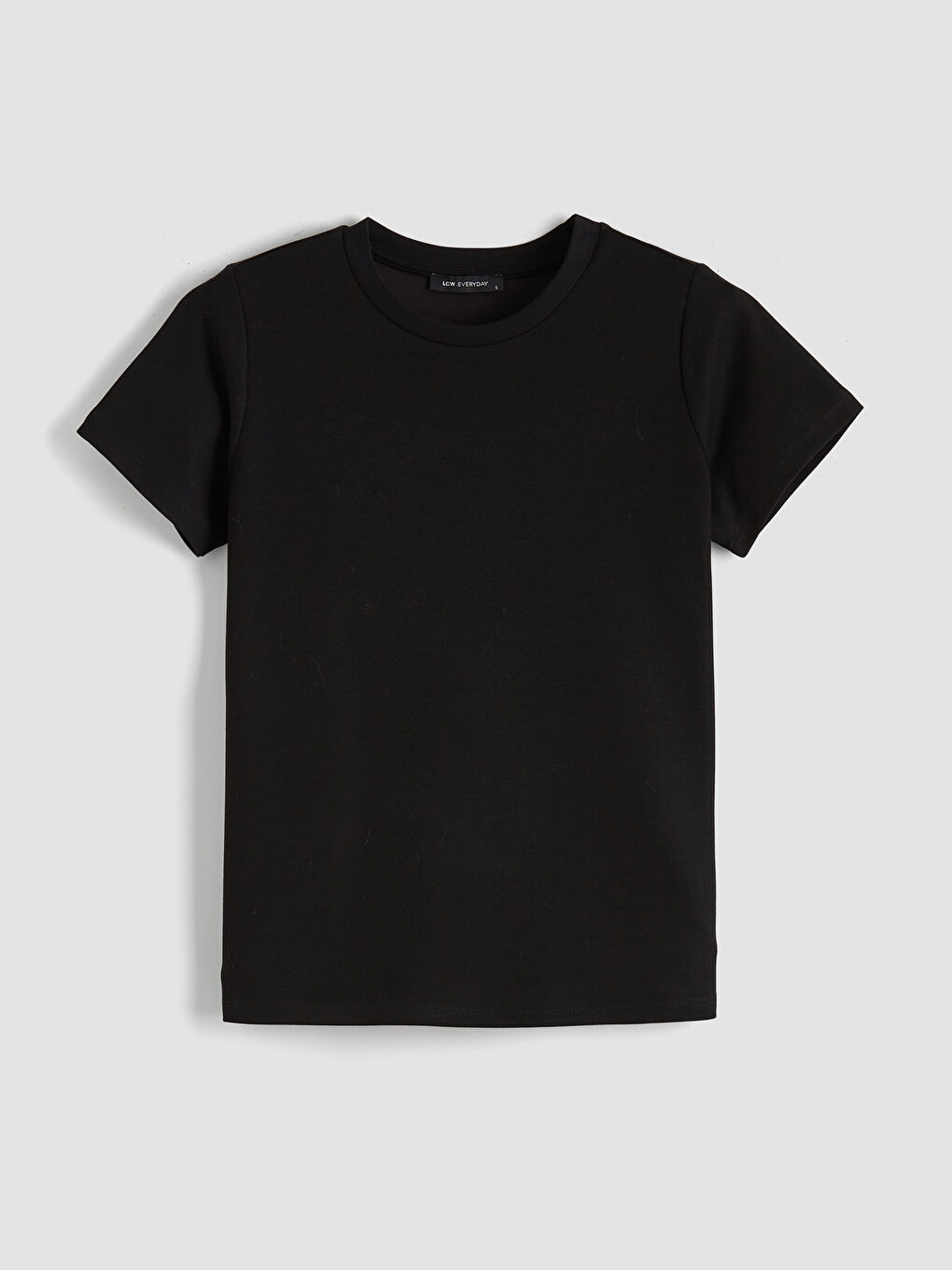 Дамска тениска с кръгло деколте и меко докосване-5