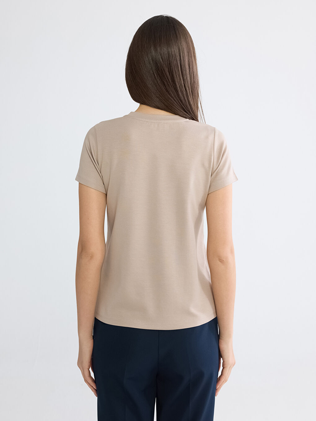 Soft Touch Crew Neck Women's T-Shirt-3
