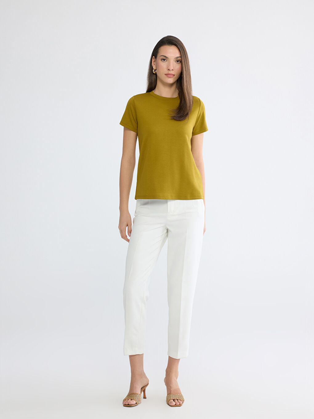 Soft Touch Crew Neck Women's T-Shirt-1