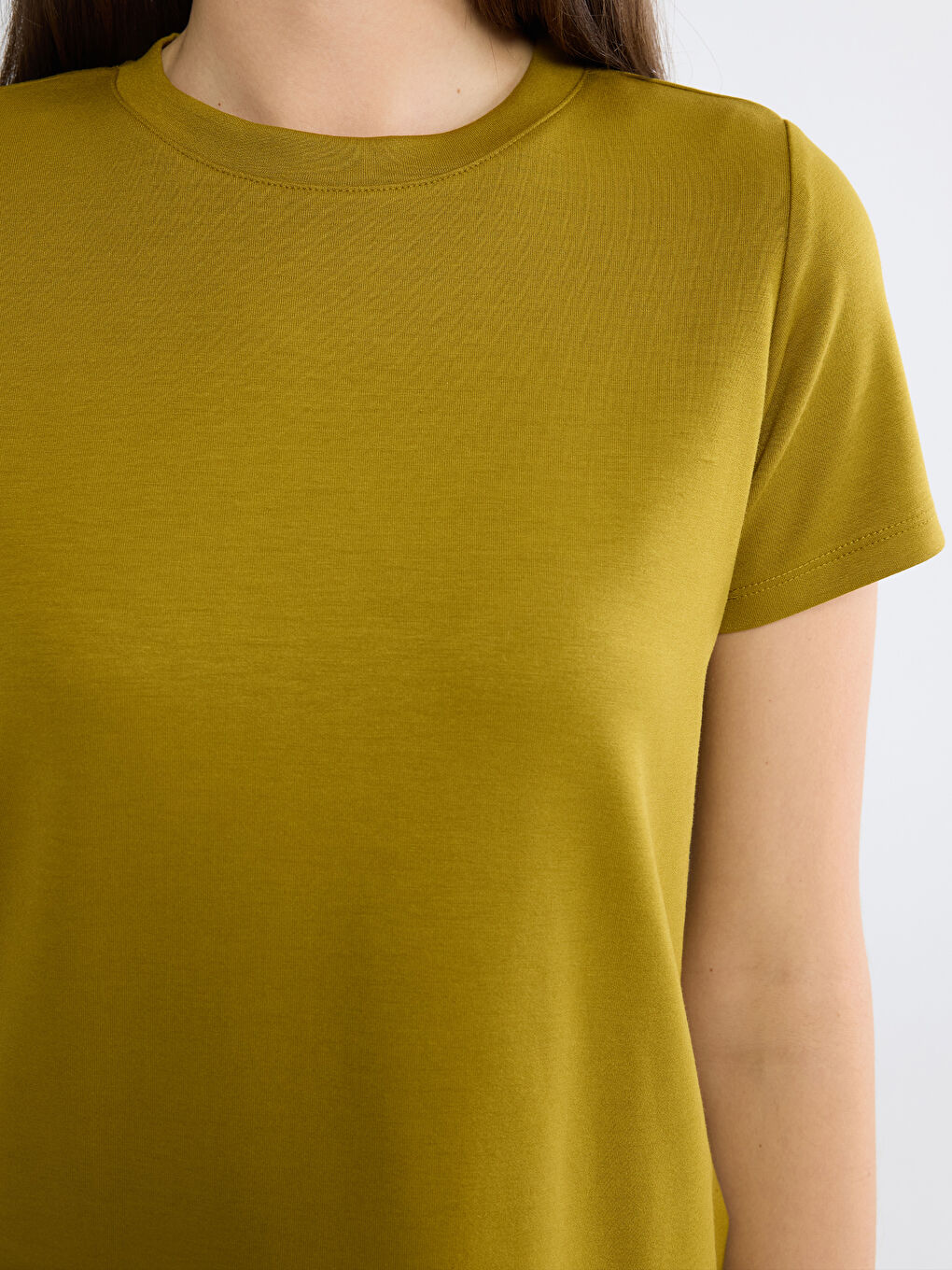 Soft Touch Crew Neck Women's T-Shirt-2